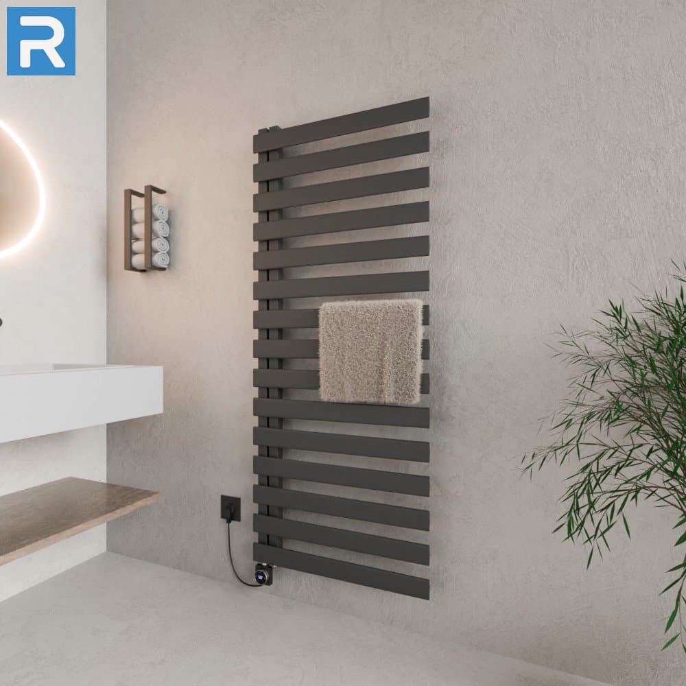 Premium Handtuchheizkörper elektrisch 60x160 cm Anthrazit