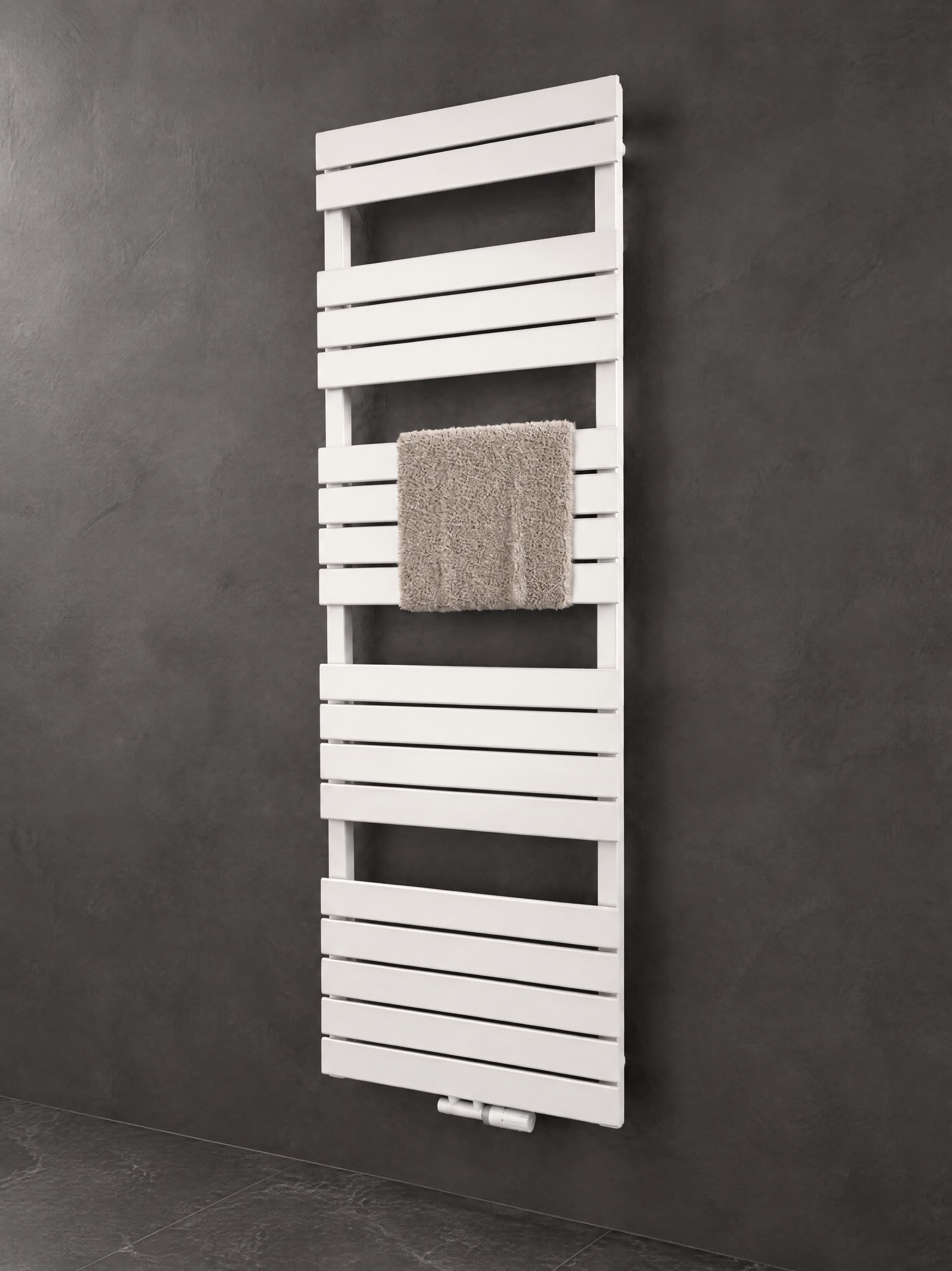 Handtuchheizkörper Mittelanschluss 50x120 cm Weiß