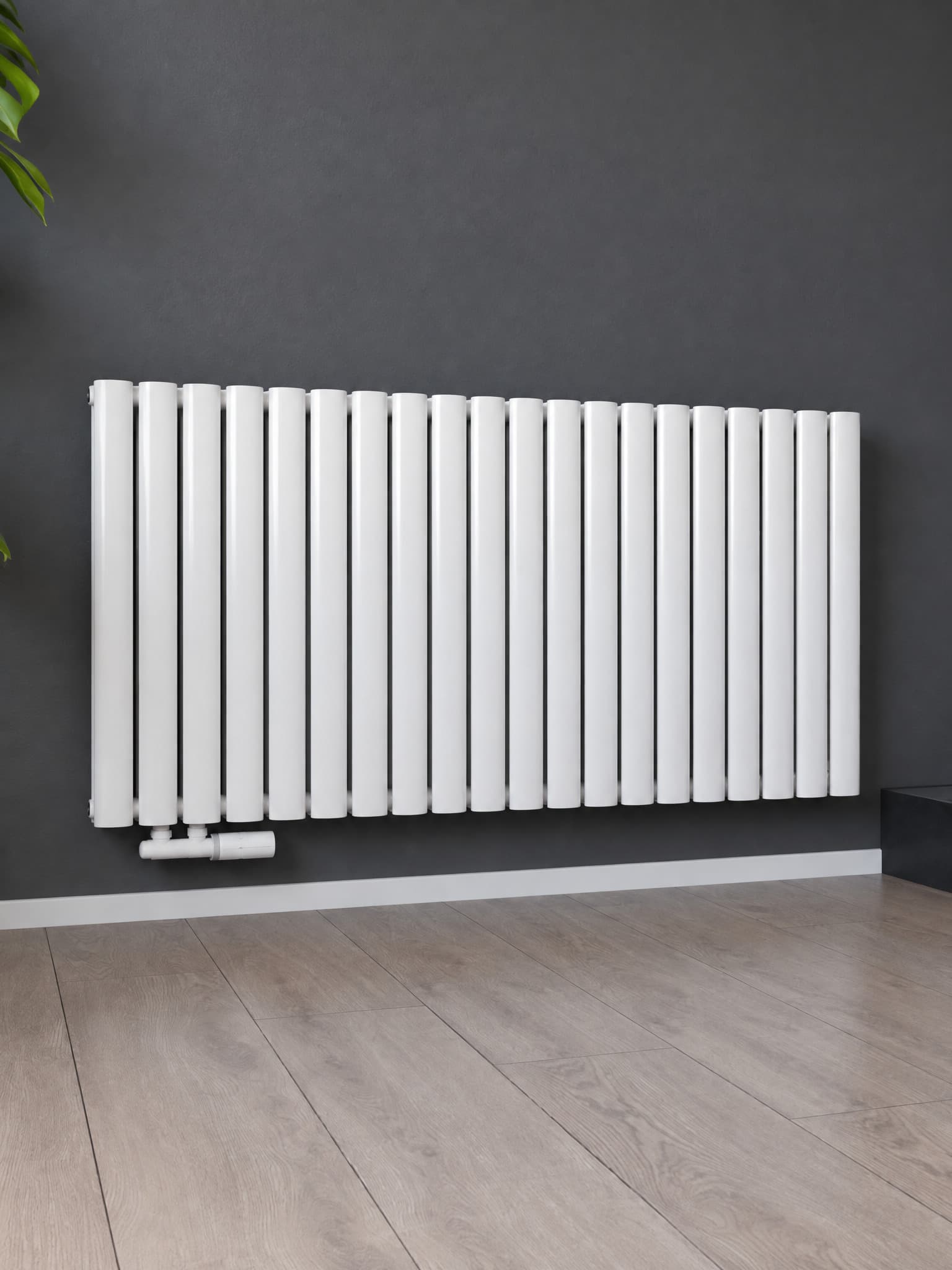 Paneelheizkörper Katzenauge horizontal 100x60 cm Weiß