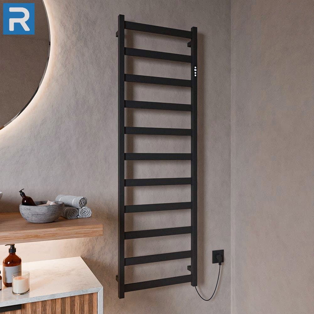 Design Trockenheizkörper elektrisch Paneel 50x160 cm Schwarz