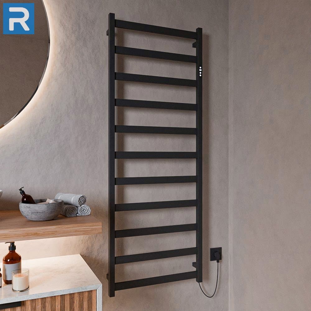 Design Trockenheizkörper elektrisch Paneel 60x160 cm Schwarz