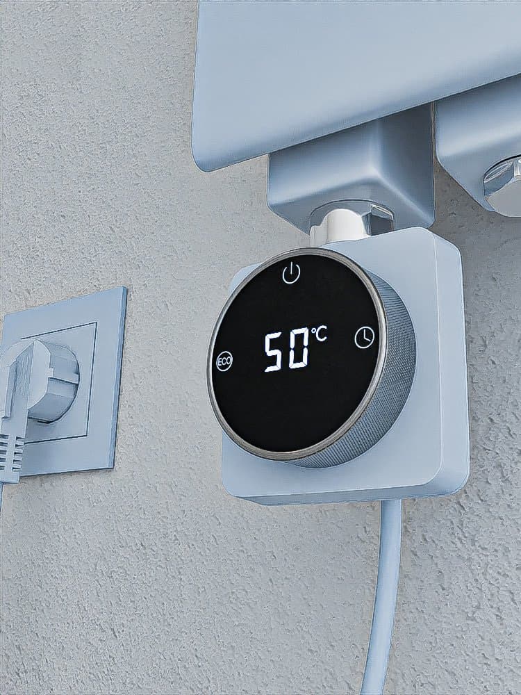 Heizstab Essential mit Thermostat Weiß 600 Watt