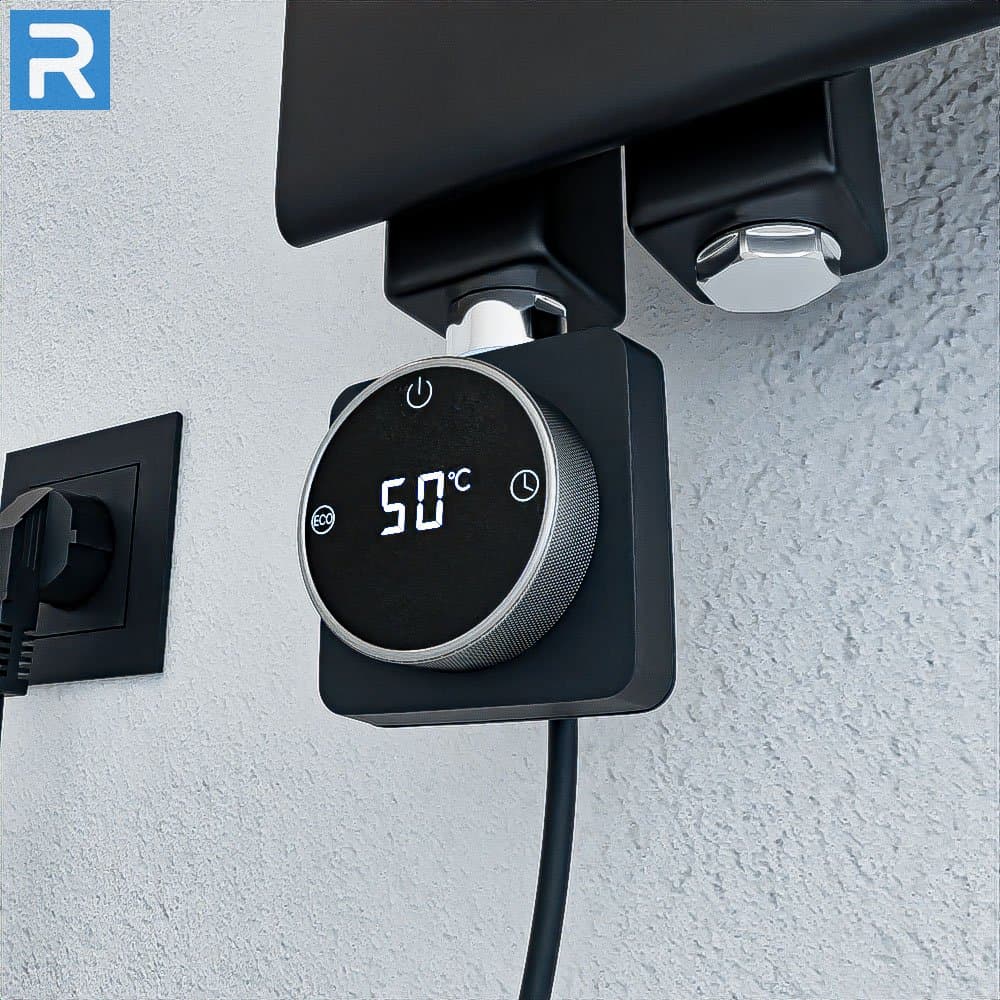 Heizstab Essential mit Thermostat Schwarz 1000 Watt