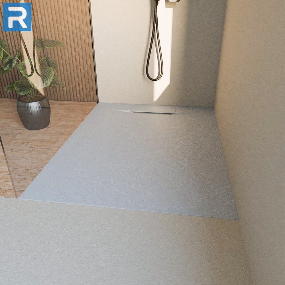 Duschwanne Steinoptik SMC 90x120 cm